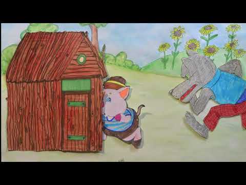 Видео: Сказка "Три поросёнка"