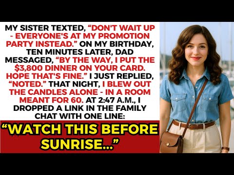 Видео: В мой день рождения сестра написала: «Не жди — все будут на моей вечеринке». Поэтому я сделал…