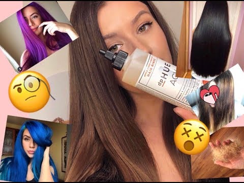 Видео: ОТВАЛИЛИСЬ ВОЛОСЫ | Цветные волосы с Антоцианин и из черных волос к русым