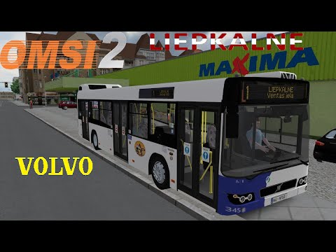 Видео: Omsi 2 Volvo 7700 карта Liepkalne