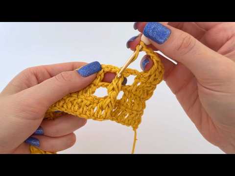 Видео: КРАСИВАЯ СТРОЧКА ВЯЗАНИЕМ КРЮЧКОМ ДЛЯ КОВРОВ И МНОГОЕ ДРУГОГО