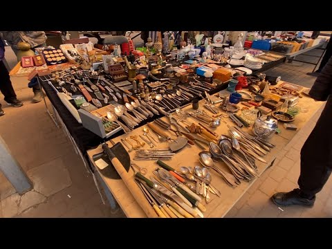 Видео: Блошиный рынок. Санкт-Петербург