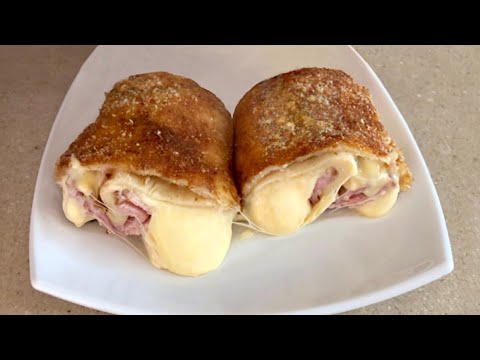 Видео: ХРУСТЯЩИЕ БЛИНЧИКИ С СЫРОМ И ВЕТЧИНОЙ/ ЭТО ОЧЕНЬ ВКУСНО