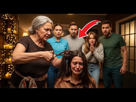 Видео: Мать тёщи обрезала волосы невестке… 30 минут спустя её отец появился и сделал это! Страшная история