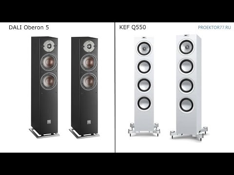 Видео: Акустика KEF Q550 & Dali Oberon 5 с усилителем Denon PMA-600NE. Что лучше?