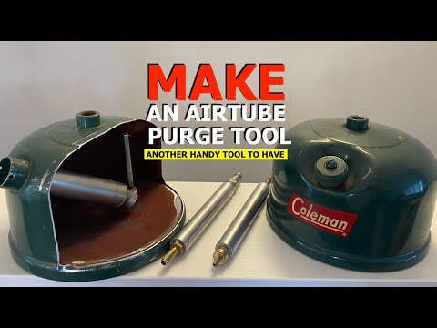 Видео: Как сделать инструмент для продувки воздухопровода Coleman Lantern