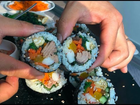 Видео: КИМПАБ 김밥/РОЛЛЫ ПО КОРЕЙСКИ