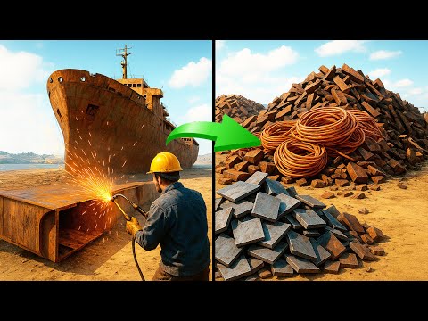 Видео: РОЗБИРАЮ КОРАБЛИ ЧТОБЫ РАЗБОГАТЕТЬ в Ship Graveyard Simulator
