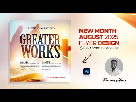 Видео: Дизайн новогоднего флаера | Уроки Photoshop 2025