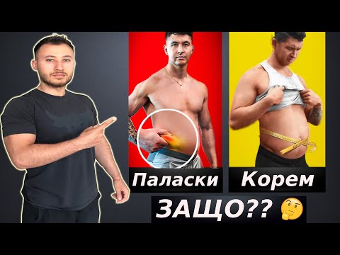 Видео: Защо Не Можеш Да Изгориш Мазнините От Проблемните Зони ( Корем, Паласки )