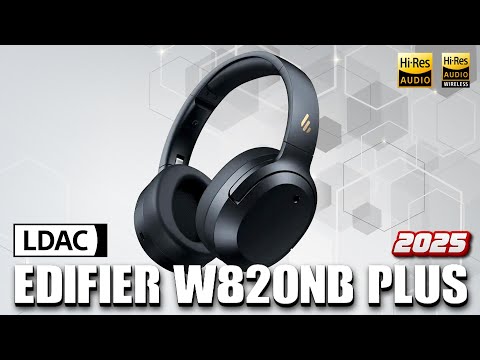 Видео: Edifier W820NB Plus 2025 Новая версия наушников, Bluetooth 6 1