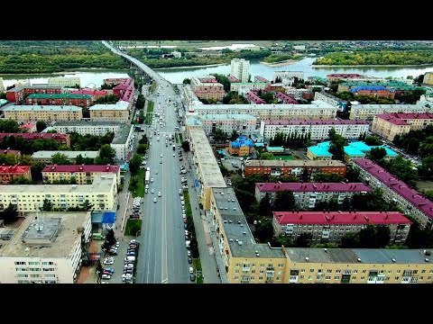 Видео: Омск сверху, улица Богдана Хмельницкого, Масленникова🤍