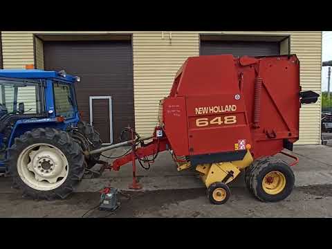 Видео: Пресс подборщик New Holland 644 №973446