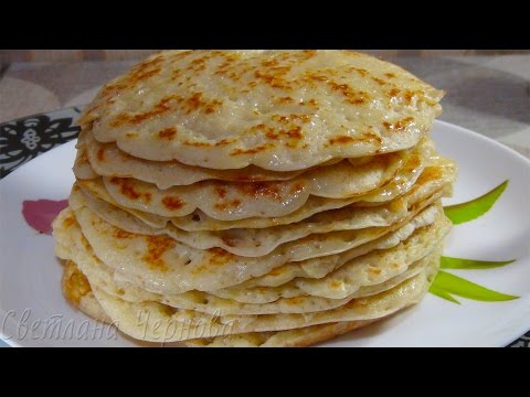 Видео: Блины " Царские " (дрожжевые)/Pancakes "Royal" (yeast)