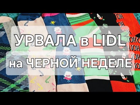 Видео: Что удалось купить в LIDL на черной неделе.