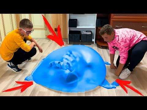 Видео: МАЛЬЧИКИ СПРЯТАЛИ ЕВУ в ОГРОМНЫЙ ПУЗЫРЬ из СЛАЙМА ! Училка Кейт в ШОКЕ !