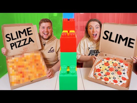 Видео: СДЕЛАЛИ ПИЦЦЫ ИЗ СЛАЙМА! 🍕  ТЕЛЕПАТИЯ ЧЕЛЛЕНДЖ!