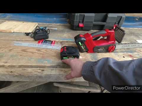 Видео: Чесный обзор аккамуляторной цепной пилы { Космостоол }.