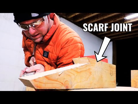 Видео: Изготовление удивительного каркасного соединения (SCARF JOINT)