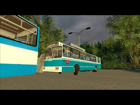 Видео: Катаемся на АКСМ 101пс в Trolleybus FS
