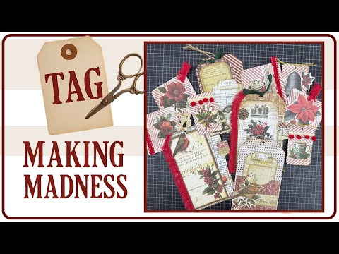 Видео: Безумие создания тэгов! Вы не поверите, насколько это просто! Рождественская тема :)