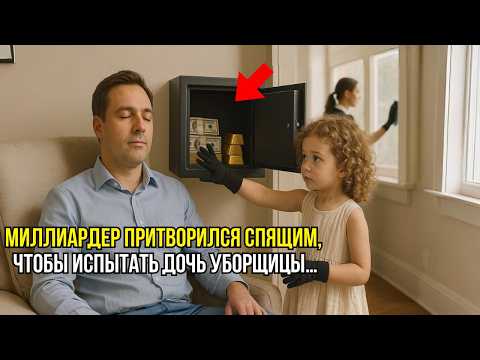Видео: МИЛЛИАРДЕР ПРИТВОРИЛСЯ СПЯЩИМ, ЧТОБЫ ИСПЫТАТЬ ДОЧЬ УБОРЩИЦЫ… И ЗАМИР ВИДЯ, ЧТО ОНА ДЕЛАЕТ...