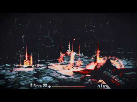 Видео: Devil Guns - пиксельный шутер от первого лица, локация CRYPT