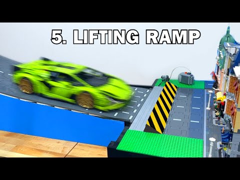 Видео: Машинки LEGO против защитных ограждений...