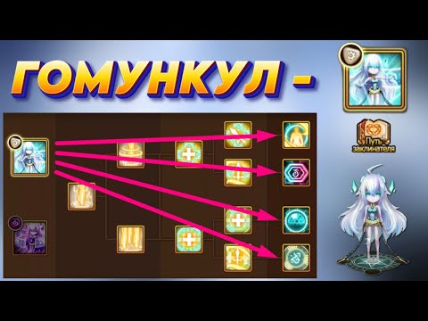 Видео: Гомункул Света - 4 ВЕТКИ Развития | Востребована или Нет | Summoners War