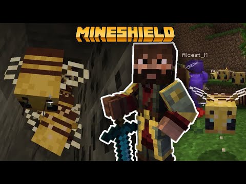 Видео: МОДДИЧАТ спас ГРУСТНЫХ ПЧЕЛОК и РЕШАЕТ КОНФЛИКТ (МАЙНШИЛД 2, НАРЕЗКА)