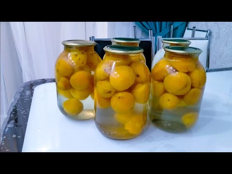 Видео: Компот из абрикосов.            Сары өрік компоты.