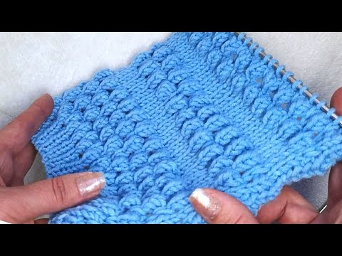 Видео: Варианты использования. Буфы спицами со снятыми петлями для детских вещей. 247