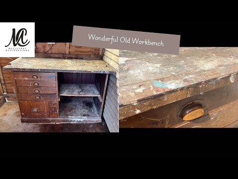 Видео: Реставрация старого столярного верстака