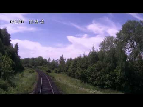 Видео: Берники - 151 - 115 км из кабины машиниста