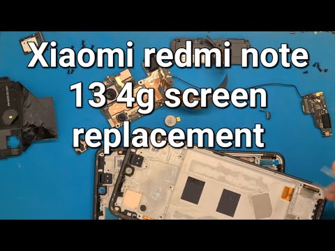 Видео: Замена и разборка экрана Xiaomi Redmi Note 13 4G