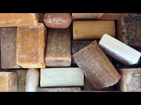 Видео: ASMR SOAP #213/Soap cutting | Very dry crispy soap | ASMR video * Relax/Резка сухого мыла