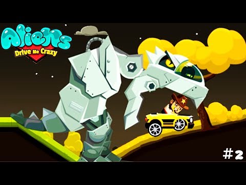 Видео: aliens drive me crazy #2 Прохождение игры про чувака на тачке VIDEO cars games