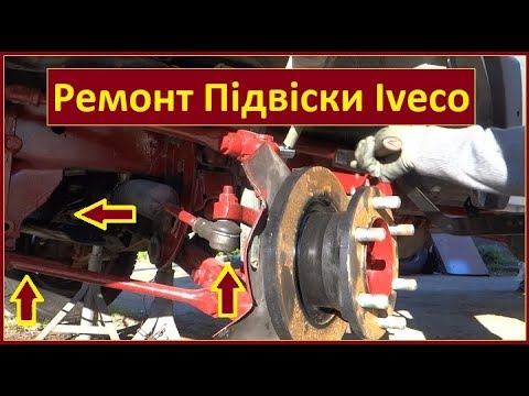 Видео: Ремонт Підвіски ІВЕКО: Заміна Наконечників Рульових Тяг Iveco Daily II. Посилка з інтернет магазину