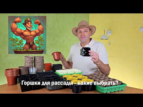 Видео: Горшки для рассады - какие выбрать?