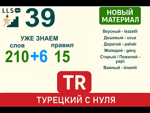 Видео: Вкусный, дешевый, дорогой, молодой | Турецкий с нуля #39