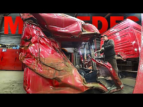 Видео: НЕВОЗМОЖНОЕ ВОЗМОЖНО! САМЫЙ СЛОЖНЫЙ РЕМОНТ MERCEDES ACTROS