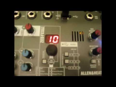 Видео: Allen&Heath Zed I 10Fx обзор и запись по USB