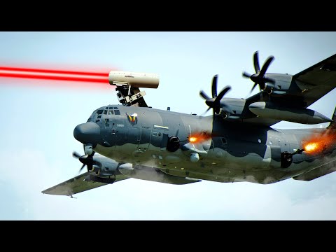 Видео: АМЕРИКАНСКИЙ Самолет C-130 Hercules Получил БОЕВОЙ Лазер!