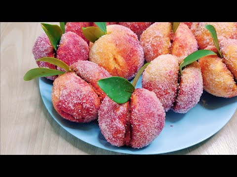 Видео: Пирожное Персики 🍑Вкус детства.Ажойиб Шафтоли Печеньеси