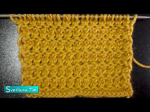 Видео: УЗОРЫ СПИЦАМИ. ПРОСТОЙ УЗОР Горизонтальные Цепочки. Вязание спицами # 689