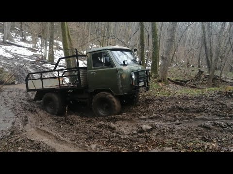 Видео: Головастик на белках,  Луаз и компания на новом off-road маршруте"Ленинским путем", Часть 1, лес