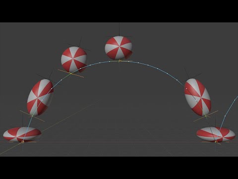 Видео: Прыгающий Мячик Растяжение Риг и Анимация в Blender