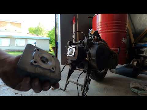 Видео: Ремонт мотора Suzuki Lets 2