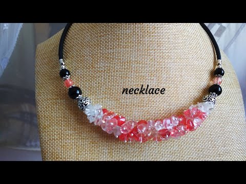 Видео: Necklace. DIY. Сборка колье с силиконовым шнуром
