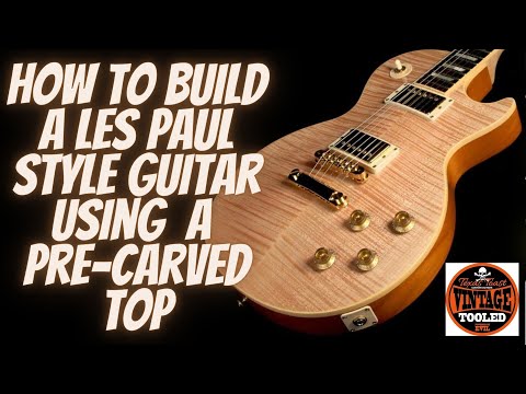 Видео: Как сделать гитару в стиле Les Paul, используя готовую верхнюю деку